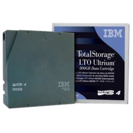 IBM STORAGE MEDIA Tape, Lto, Ultrium-4, 800Gb/1600Gb w/ Barcode Labels 95P4437